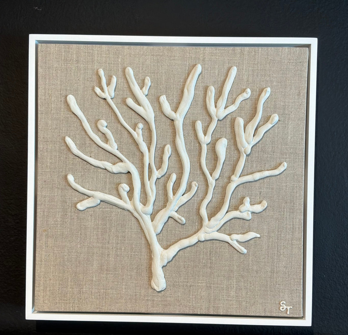 Coral sand art
