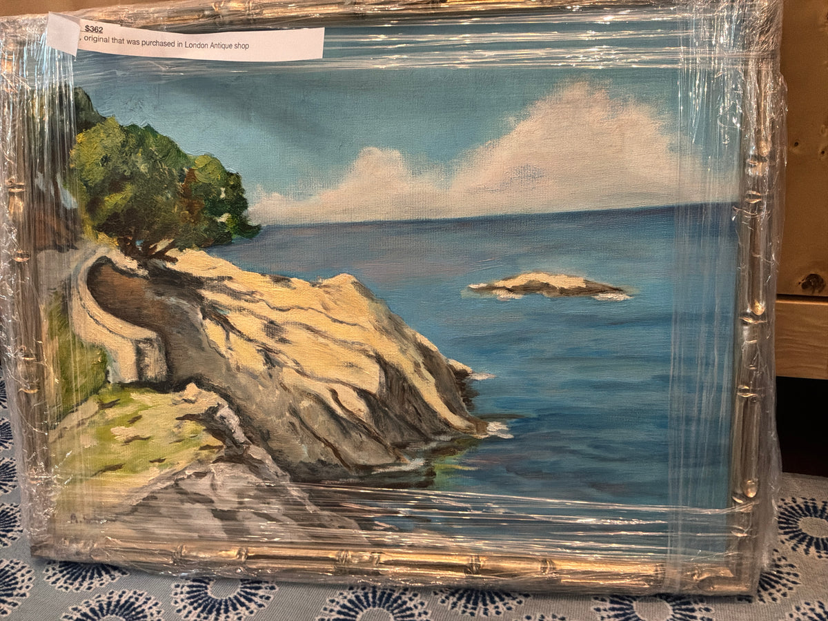 As Water cliff painting