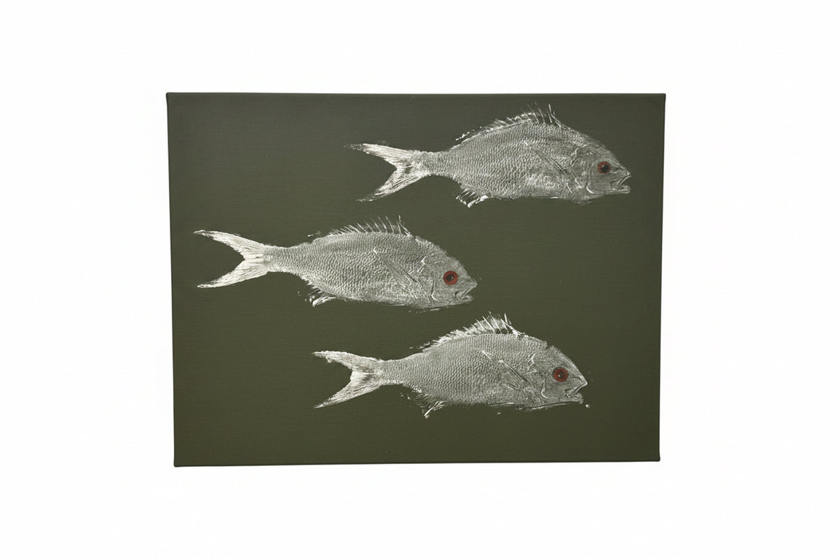 Yellowfin Snapper Fish Print
