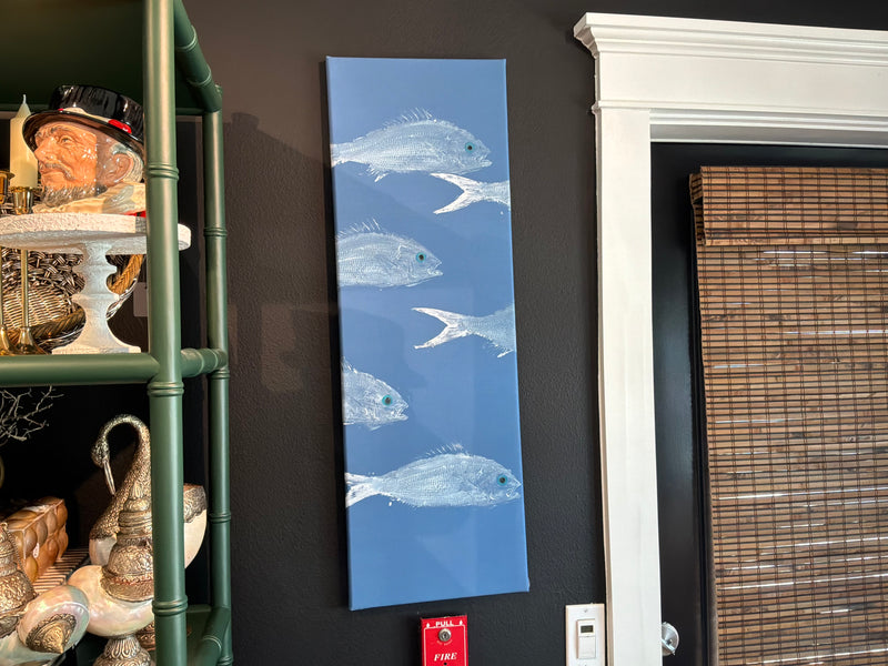 Yellowfin Snapper Fish Print