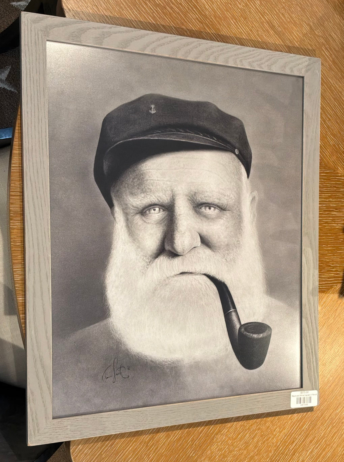 Black and White Captain in Pencil