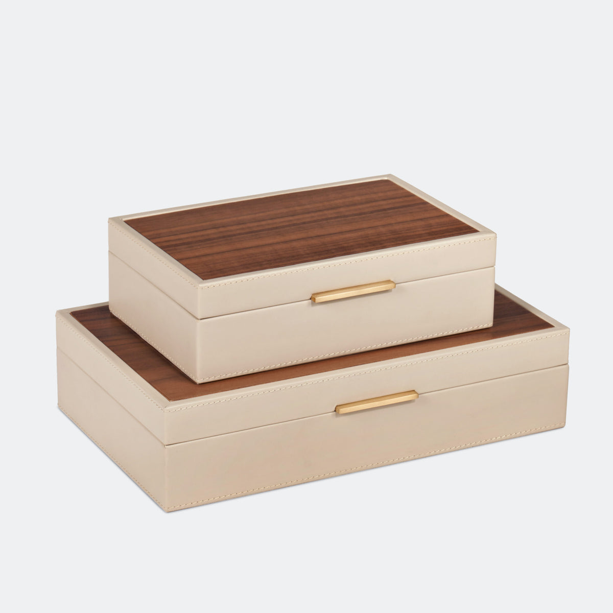 Macy Mahjong Boxes - Beige