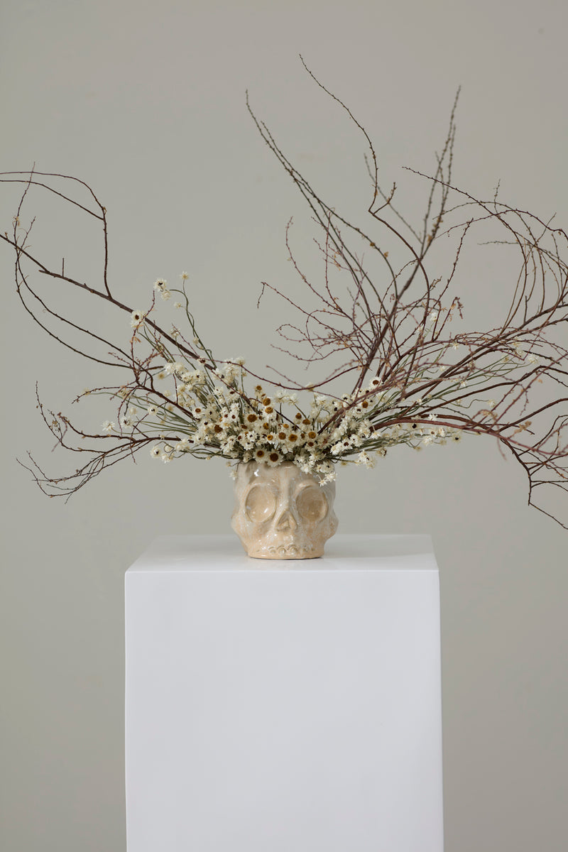 Haunting Skull Pot