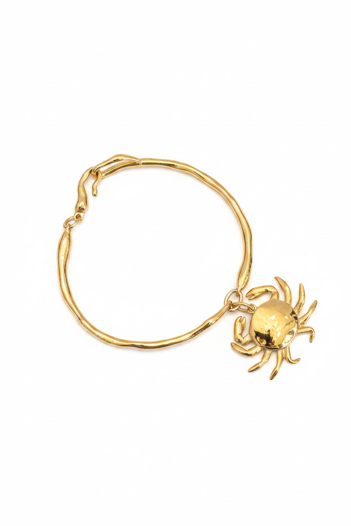 Gold Crab Bracelet