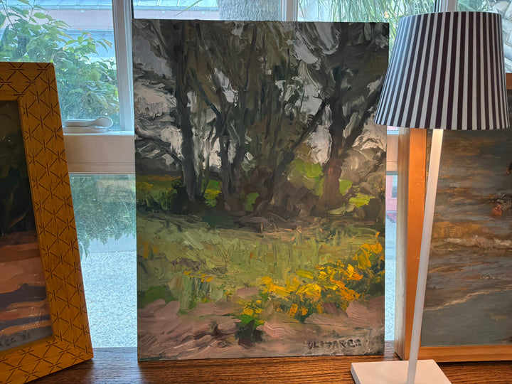Unframed yellow flower