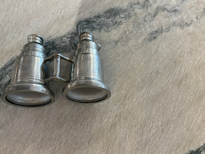 Vintage silver binaculars