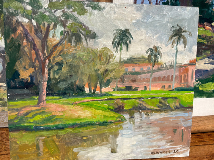 Unframed homes painting