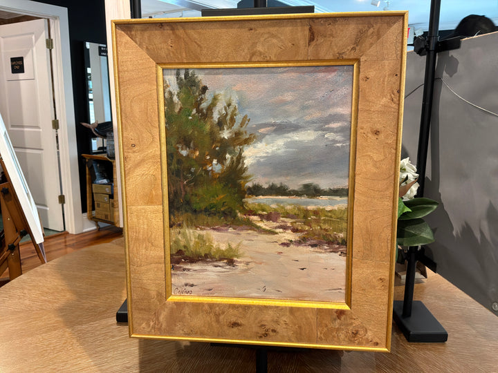 Burl wood sand path