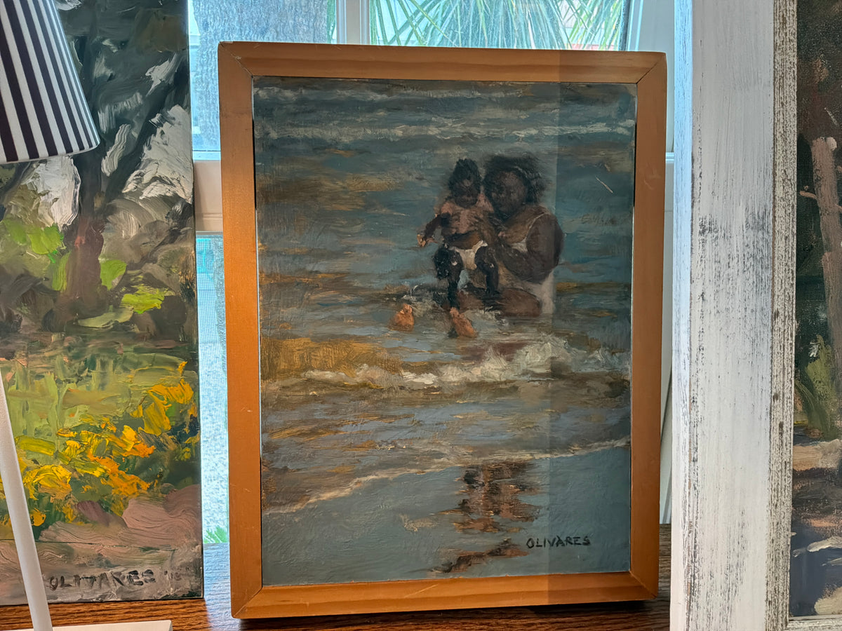 Framed mother and child