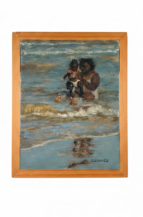 Framed mother and child